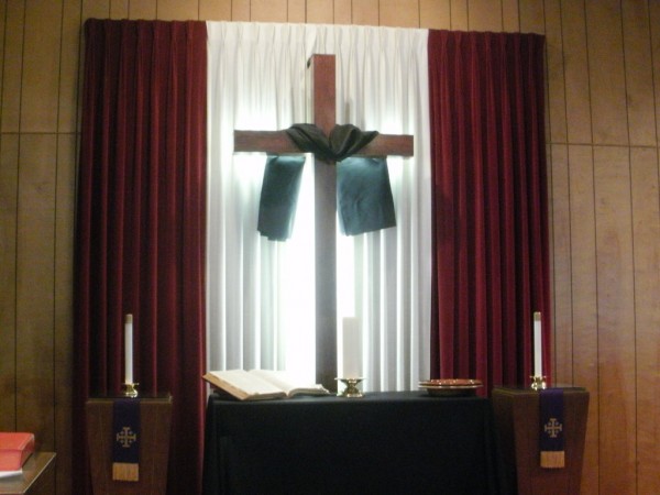the cross in Lent