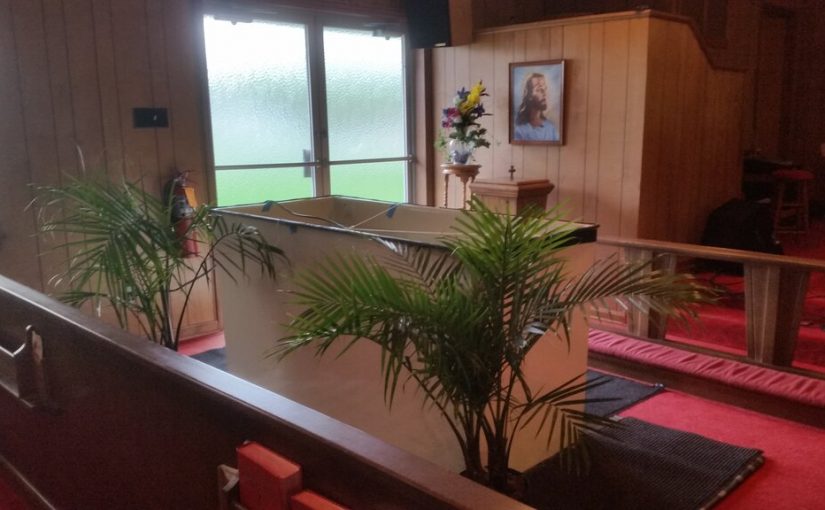 Palm Sunday Baptisms