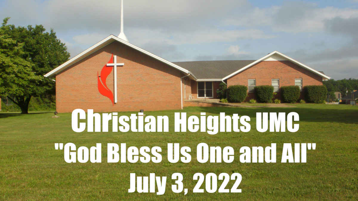 God Bless Us One and All
