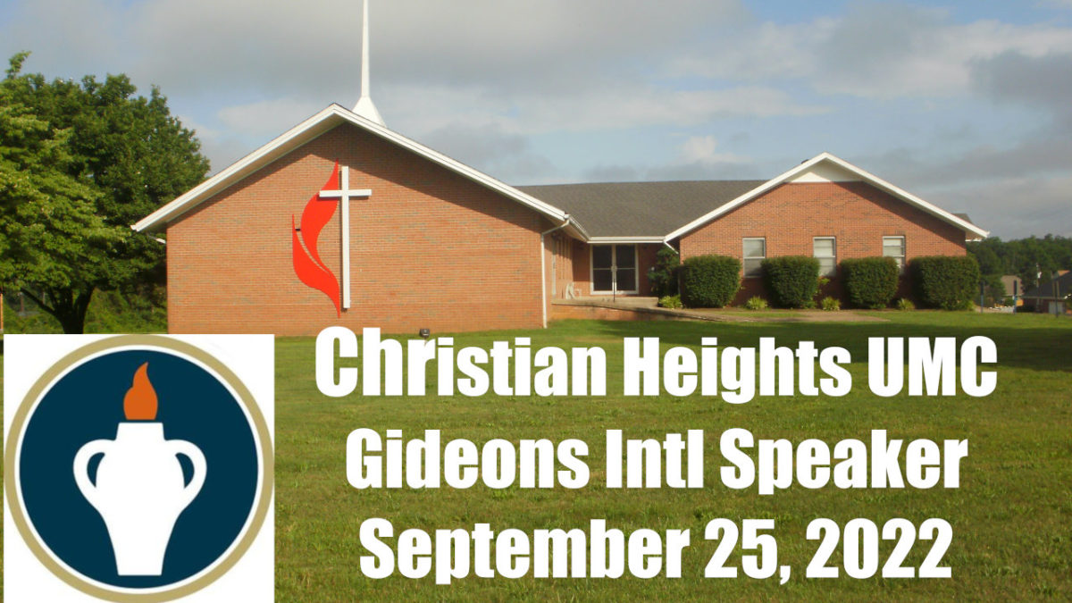 Gideons Intl Speaker
