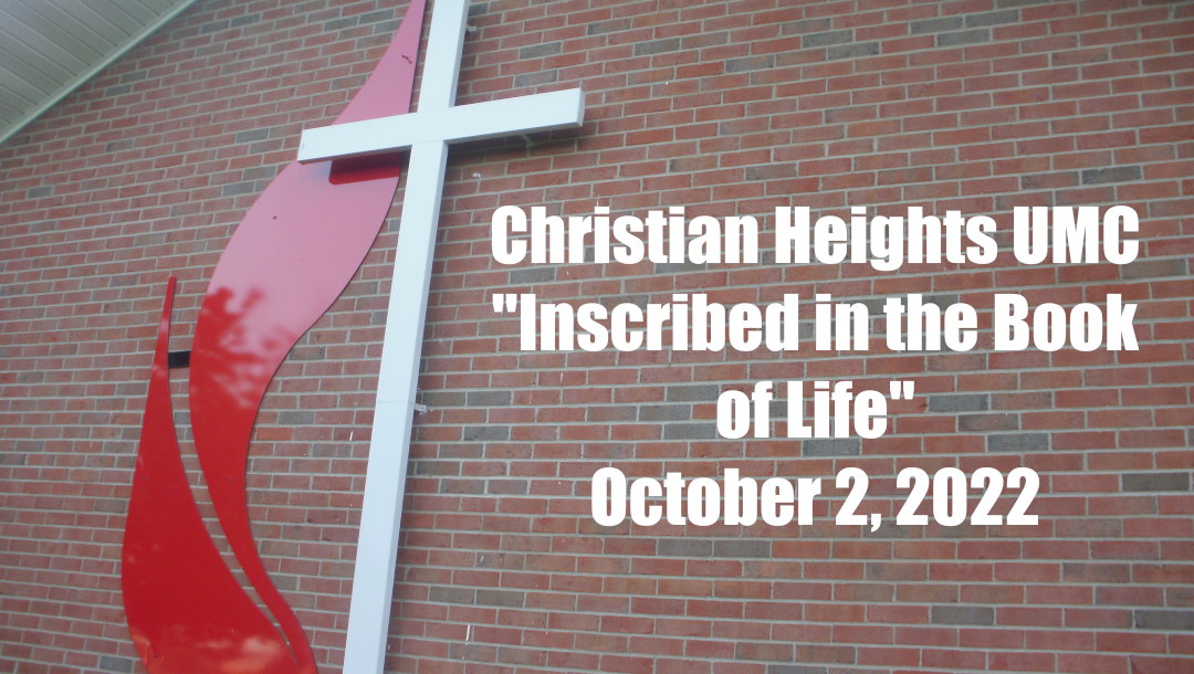 Inscribed in the Book of Life